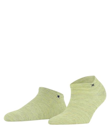 Burlington Damen Sneakersocken Soho Vibes W Sn Baumwolle kurz einfarbig 1 Paar, Grün Peppermint 7663, 36-41 im Sale